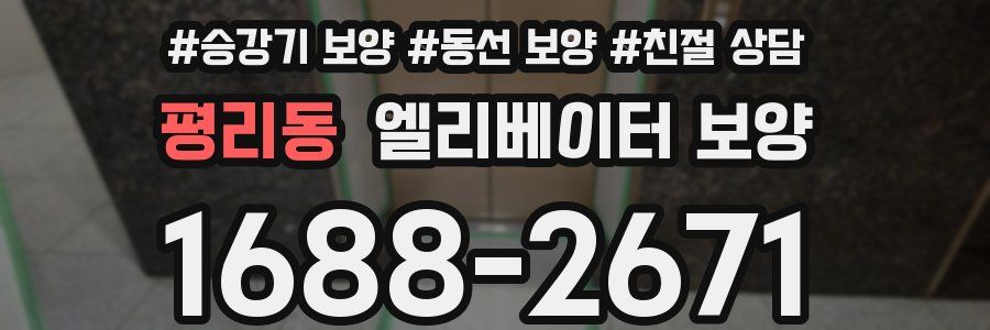 평리동 엘리베이터 보양