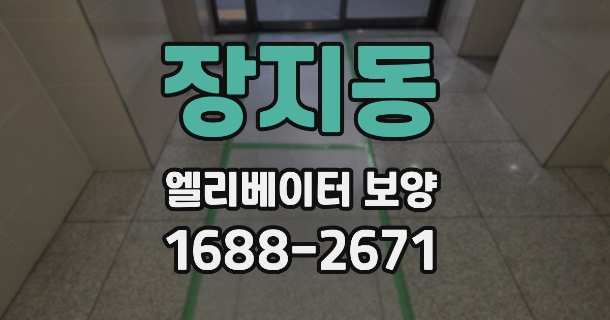 장지동 엘리베이터 보양