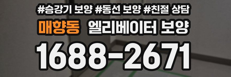 매향동 엘리베이터 보양