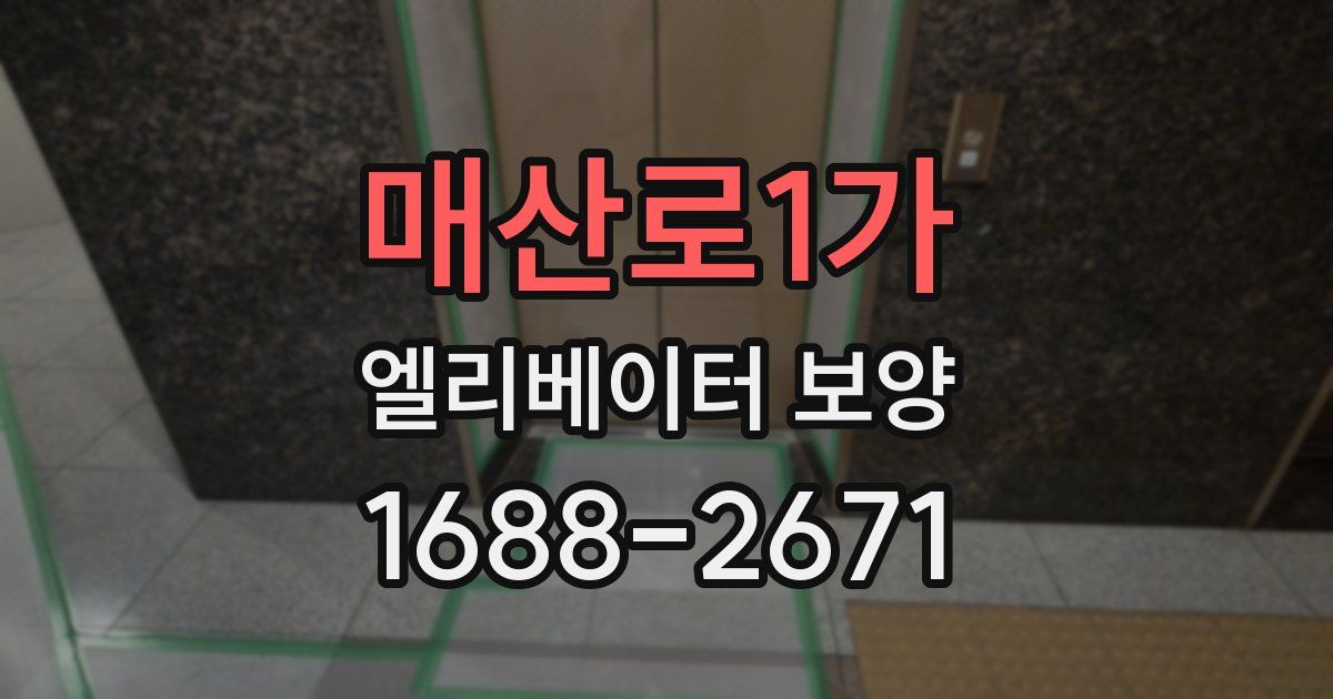 매산로1가 엘리베이터 보양