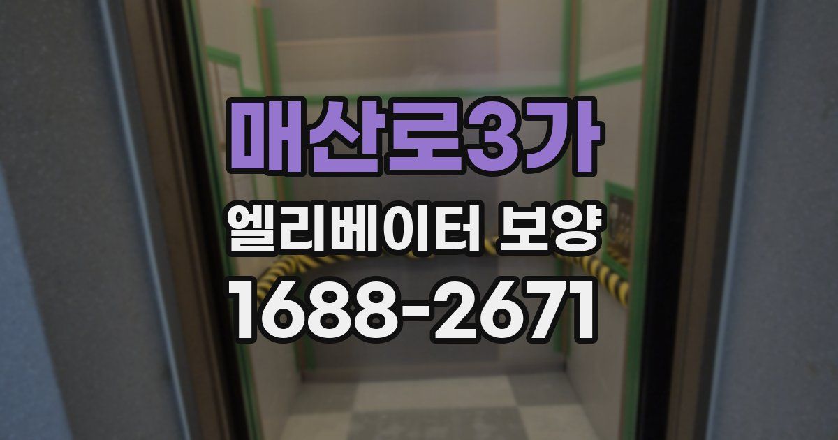 매산로3가 엘리베이터 보양