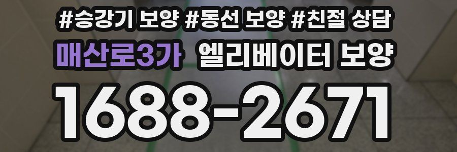 매산로3가 엘리베이터 보양