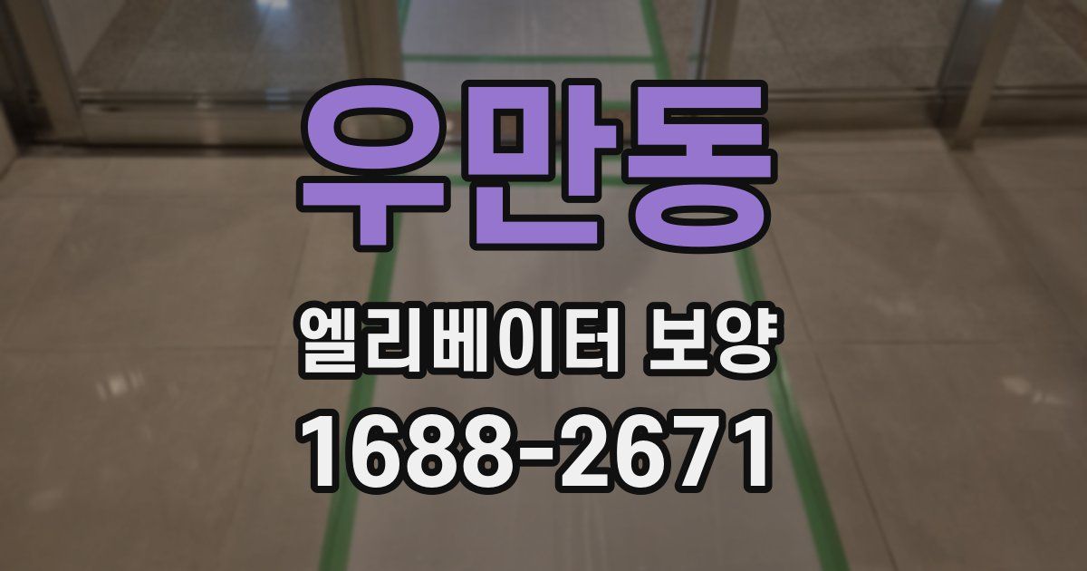 우만동 엘리베이터 보양