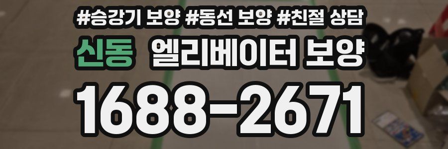 신동 엘리베이터 보양