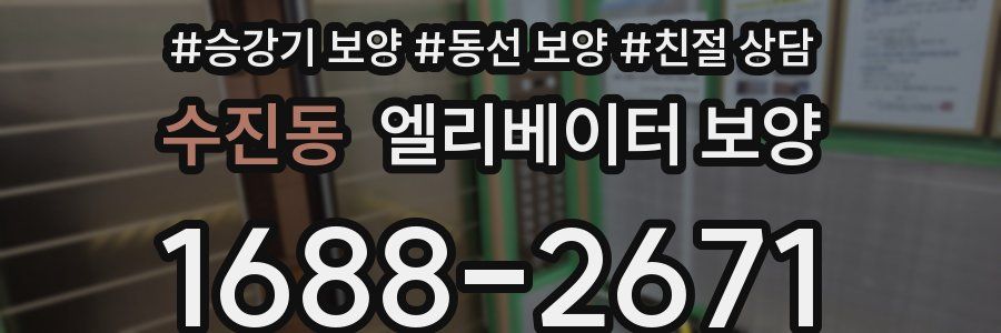 수진동 엘리베이터 보양