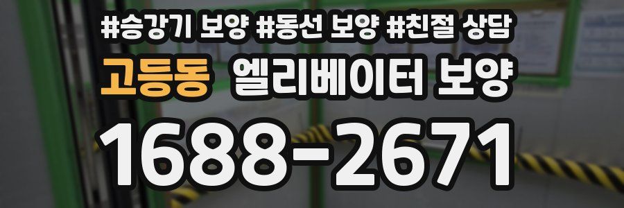 고등동 엘리베이터 보양