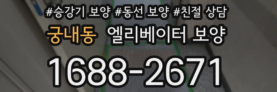 궁내동 엘리베이터 보양