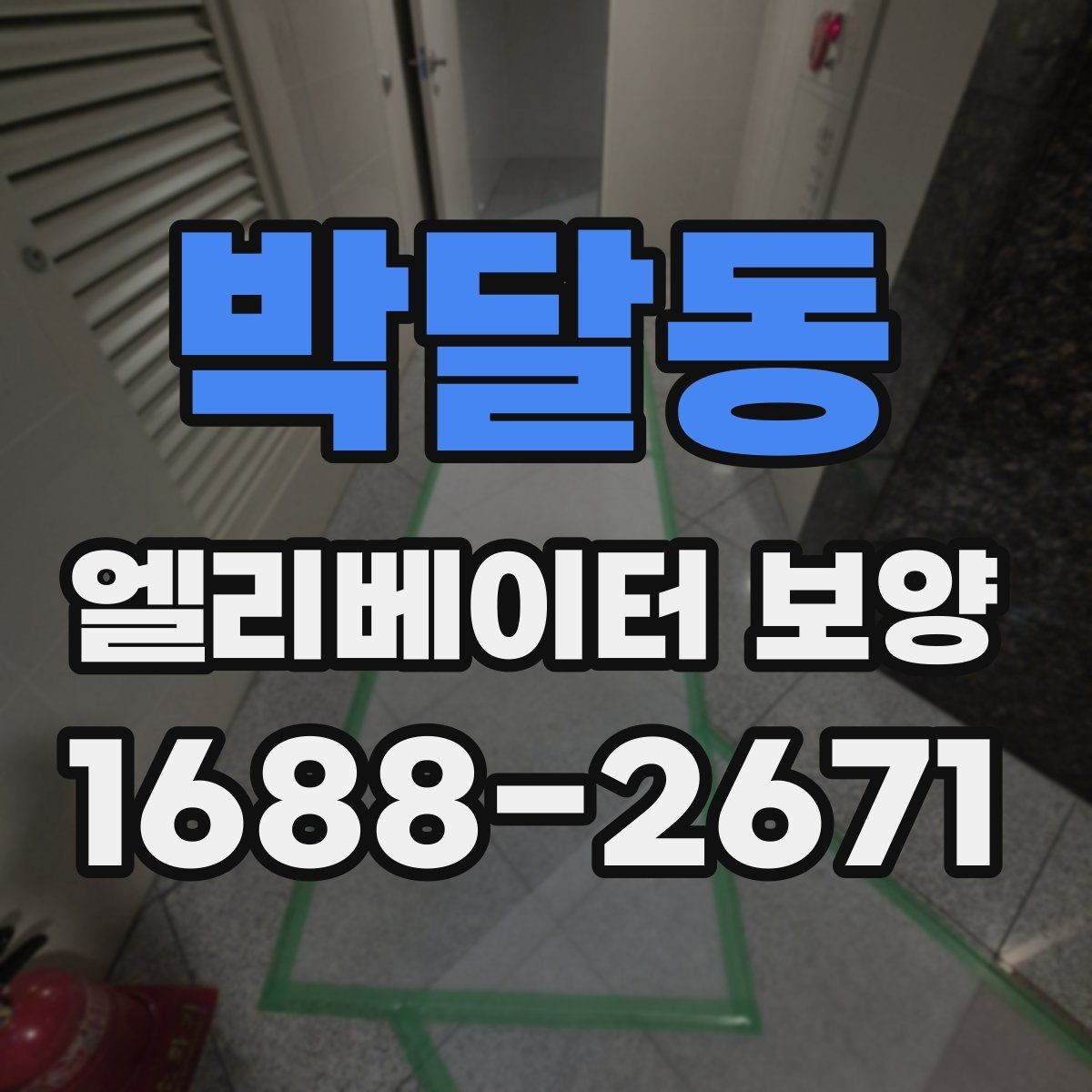 박달동 엘리베이터 보양 현장 사진으로 보는 진행 방식