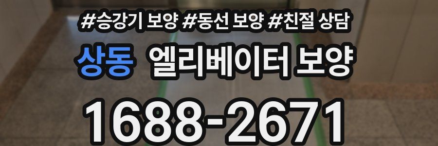 상동 엘리베이터 보양