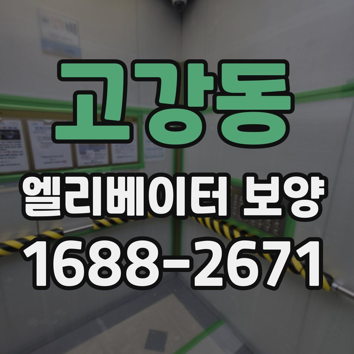 고강동 엘리베이터 보양