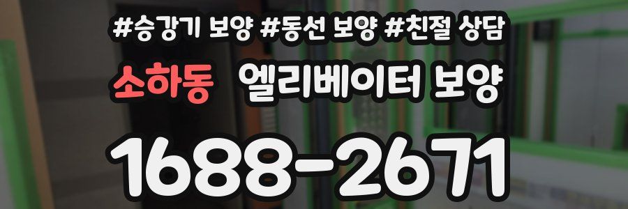 소하동 엘리베이터 보양