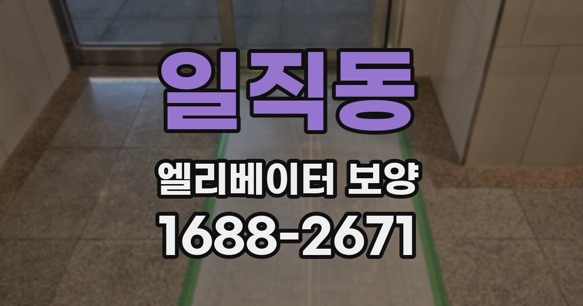 일직동 엘리베이터 보양