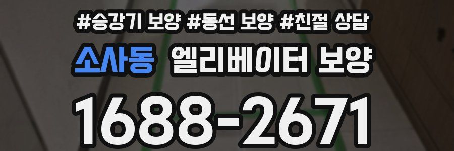 소사동 엘리베이터 보양
