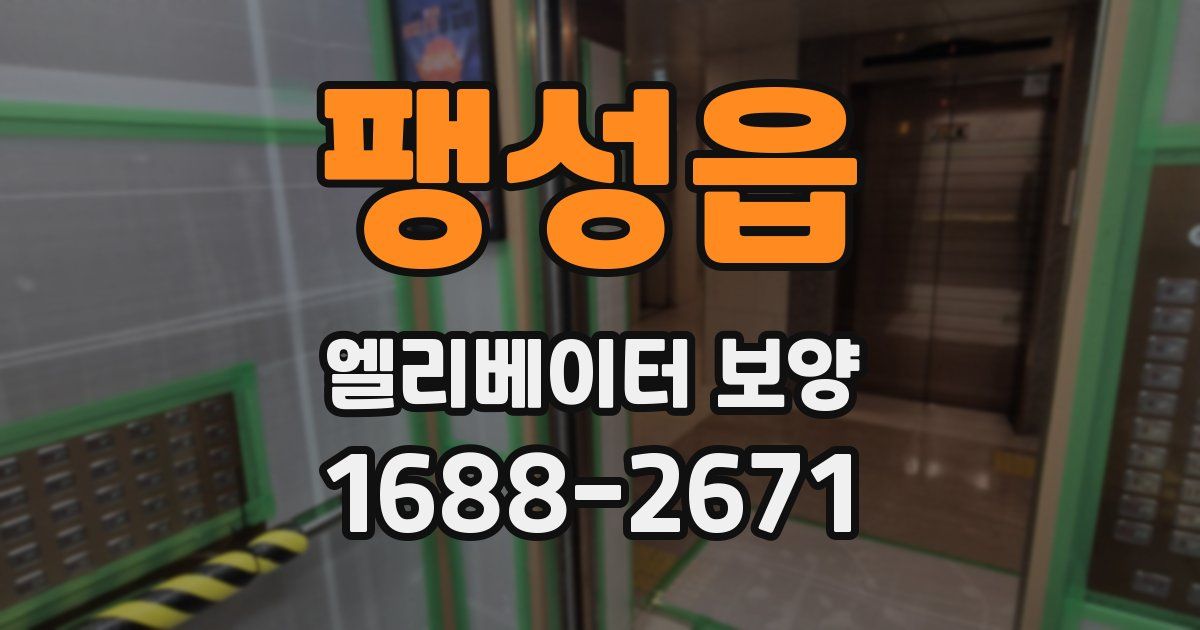 팽성읍 엘리베이터 보양