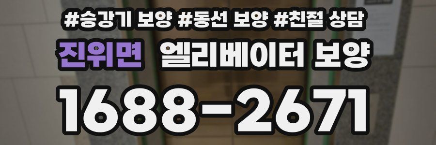 진위면 엘리베이터 보양