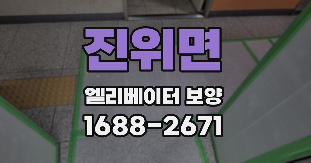 진위면 엘리베이터 보양