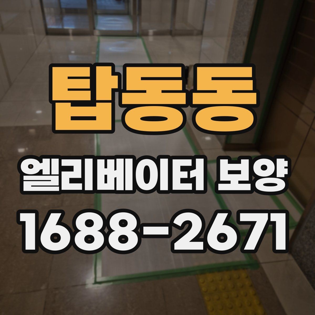 탑동동 엘리베이터 보양 현장에서 생기는 흔한 문제