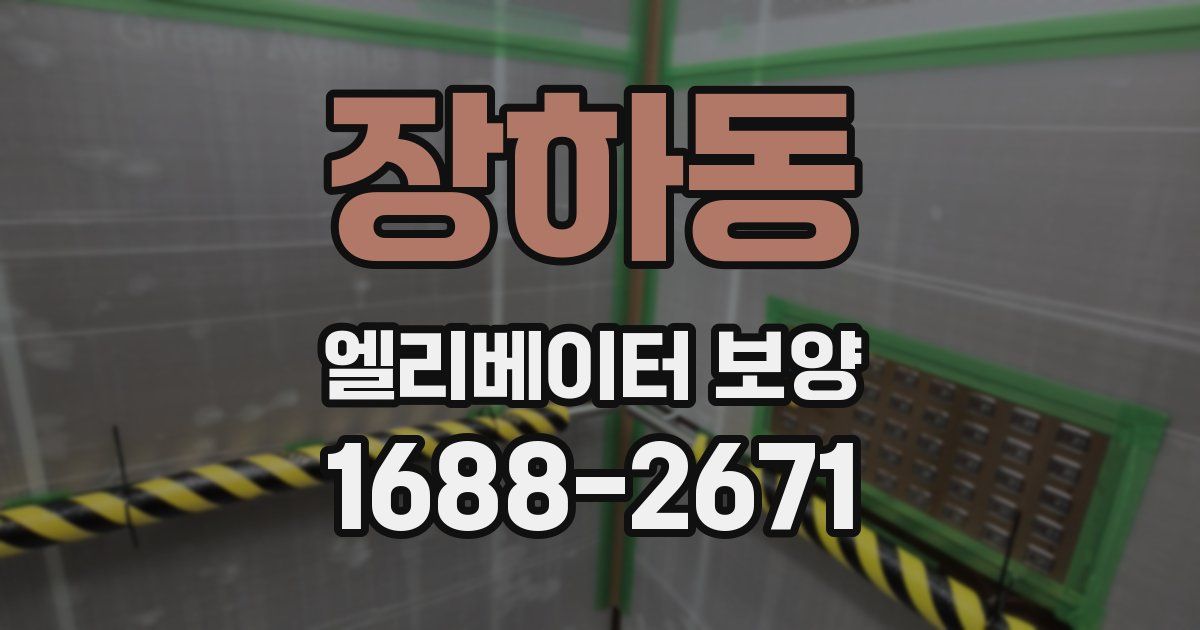 장하동 엘리베이터 보양