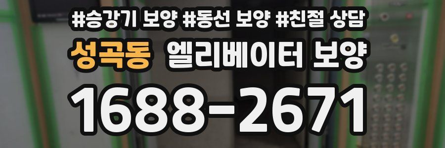 성곡동 엘리베이터 보양