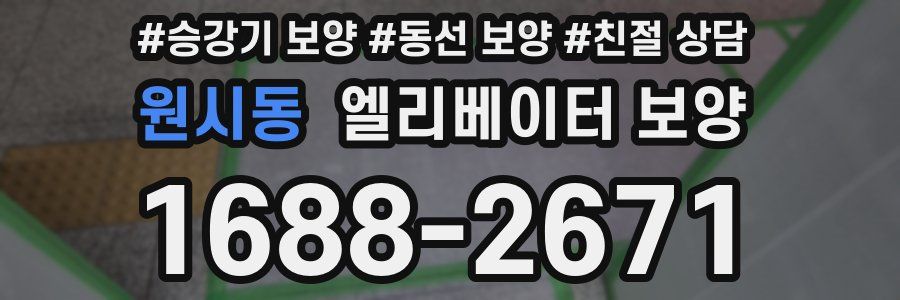 원시동 엘리베이터 보양