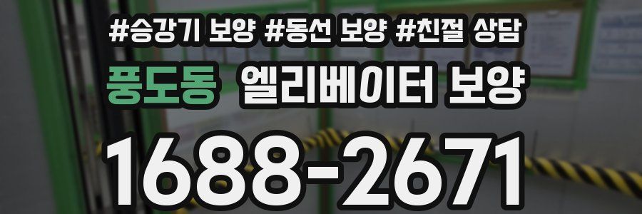 풍도동 엘리베이터 보양