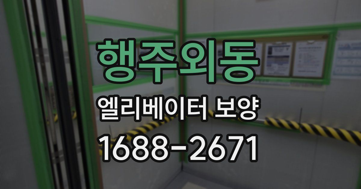 행주외동 엘리베이터 보양