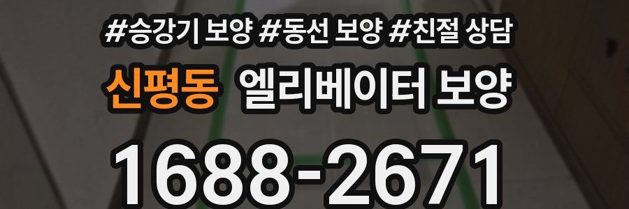 신평동 엘리베이터 보양