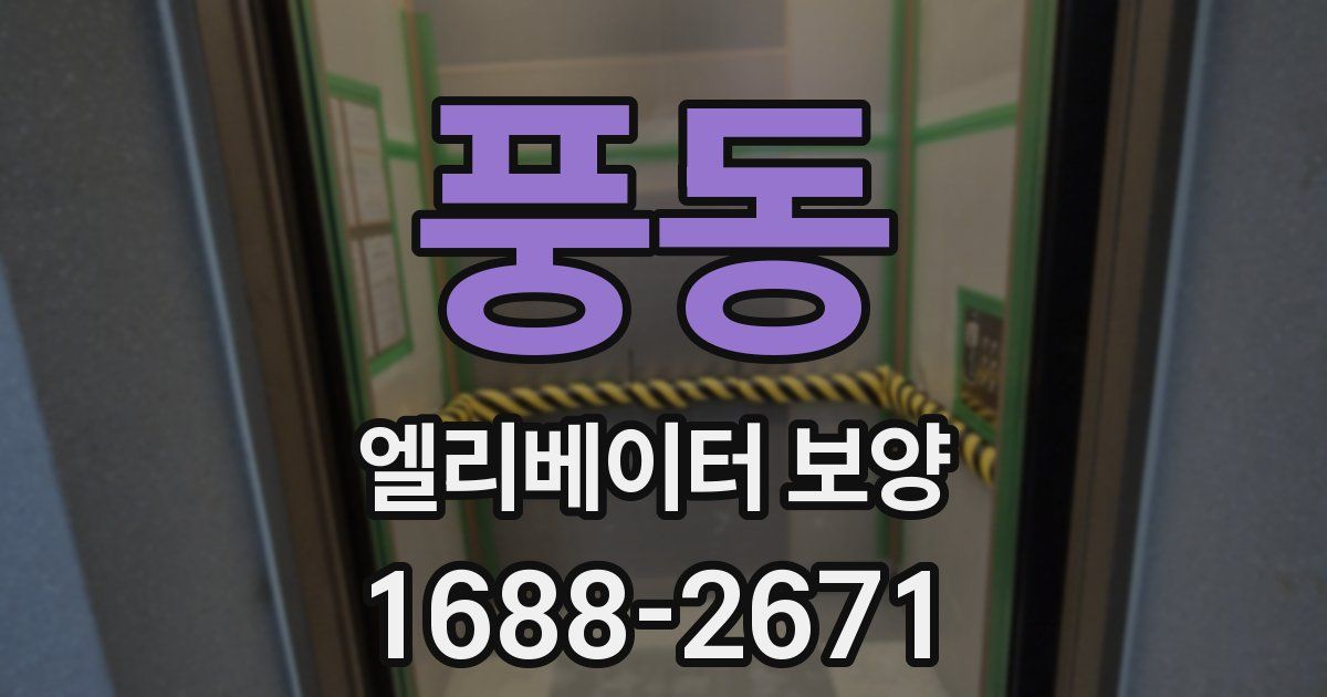풍동 엘리베이터 보양