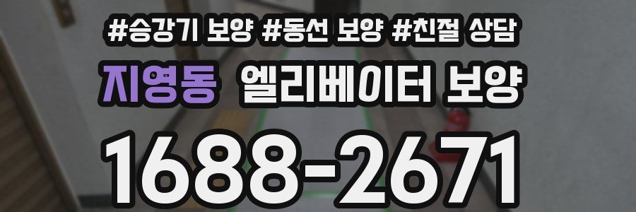 지영동 엘리베이터 보양