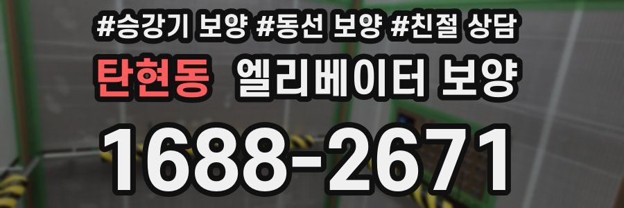 탄현동 엘리베이터 보양