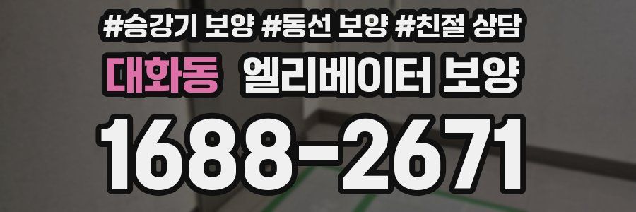 대화동 엘리베이터 보양
