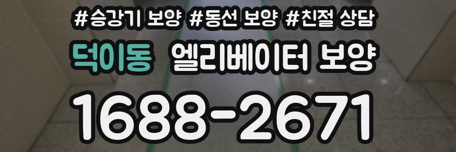 덕이동 엘리베이터 보양