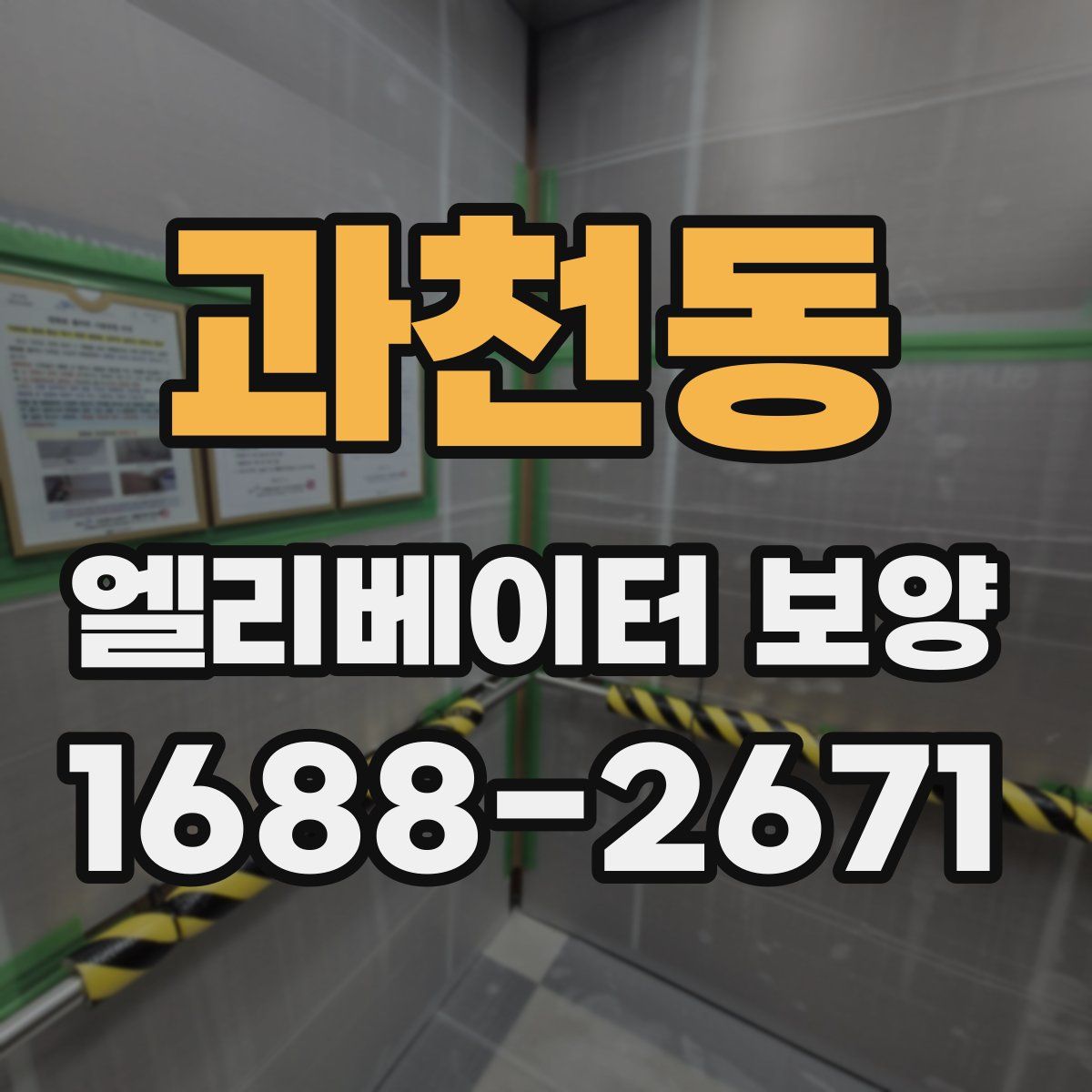 과천동 엘리베이터 보양