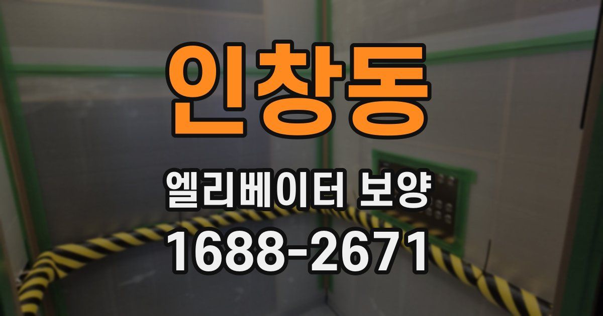 인창동 엘리베이터 보양