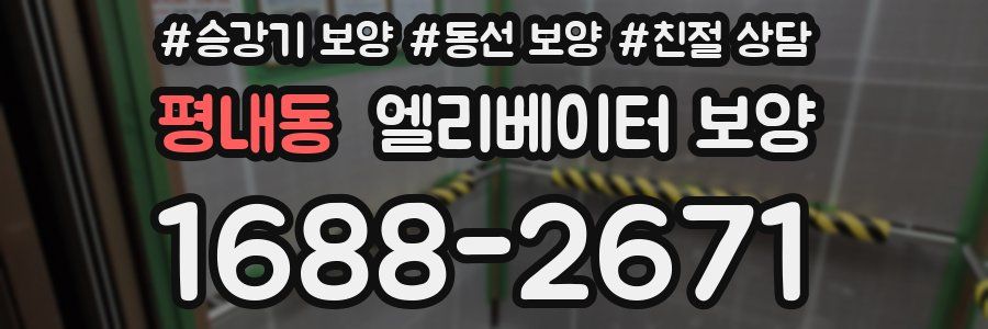 평내동 엘리베이터 보양