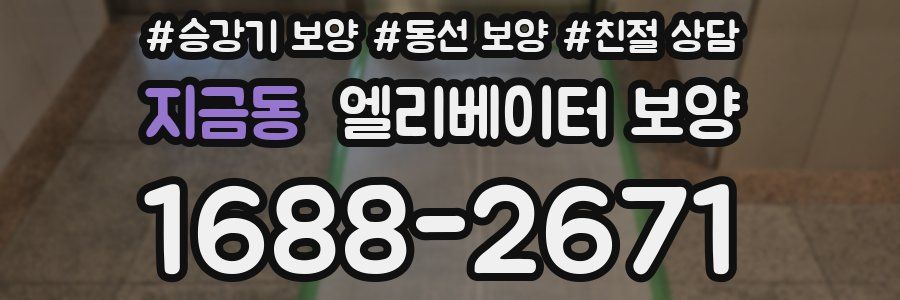 지금동 엘리베이터 보양