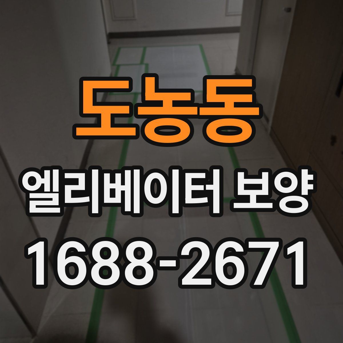 도농동 엘리베이터 보양