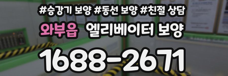 와부읍 엘리베이터 보양