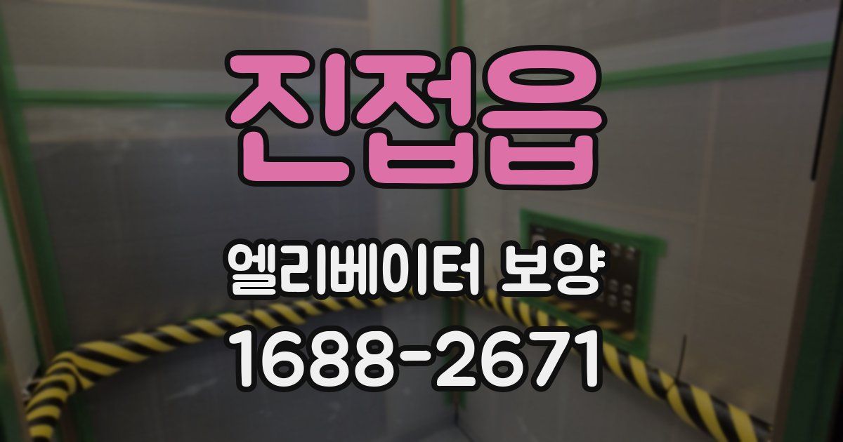 진접읍 엘리베이터 보양