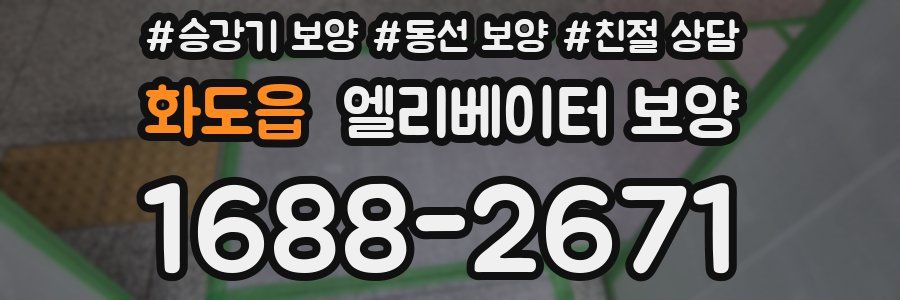 화도읍 엘리베이터 보양