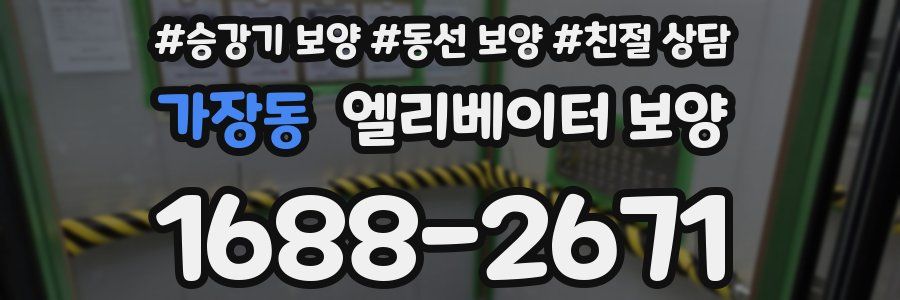 가장동 엘리베이터 보양