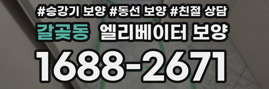 갈곶동 엘리베이터 보양