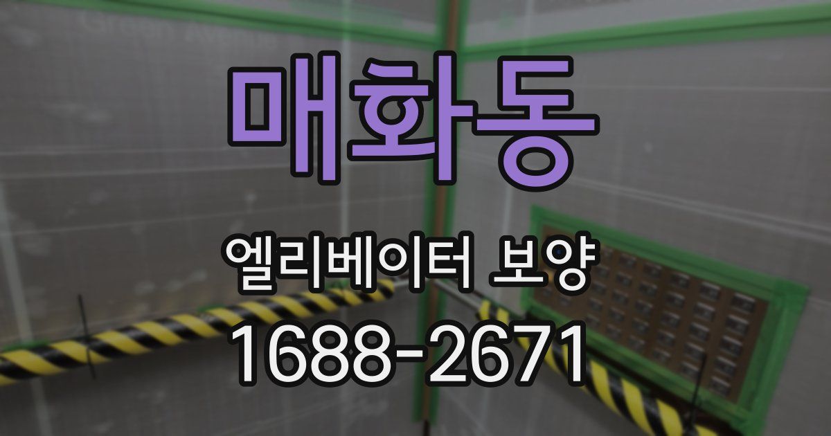 매화동 엘리베이터 보양