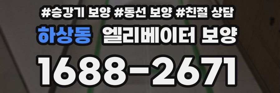 하상동 엘리베이터 보양