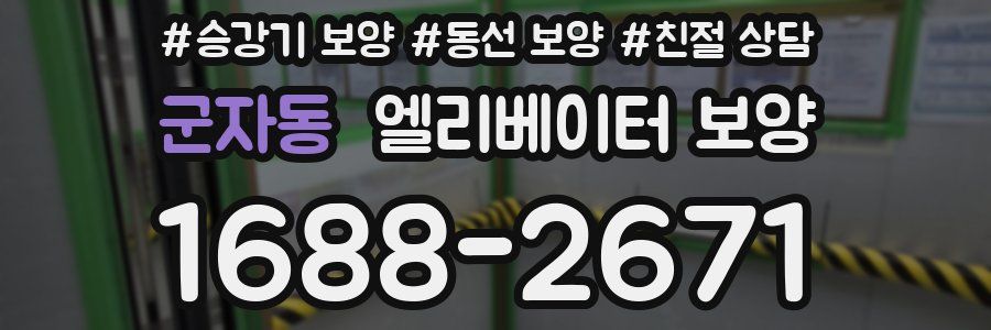 군자동 엘리베이터 보양