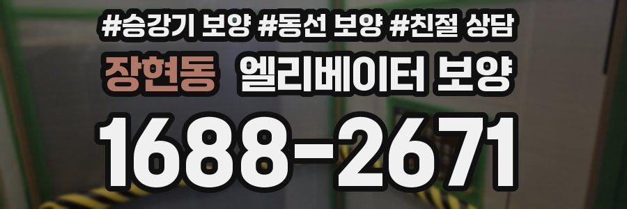 장현동 엘리베이터 보양