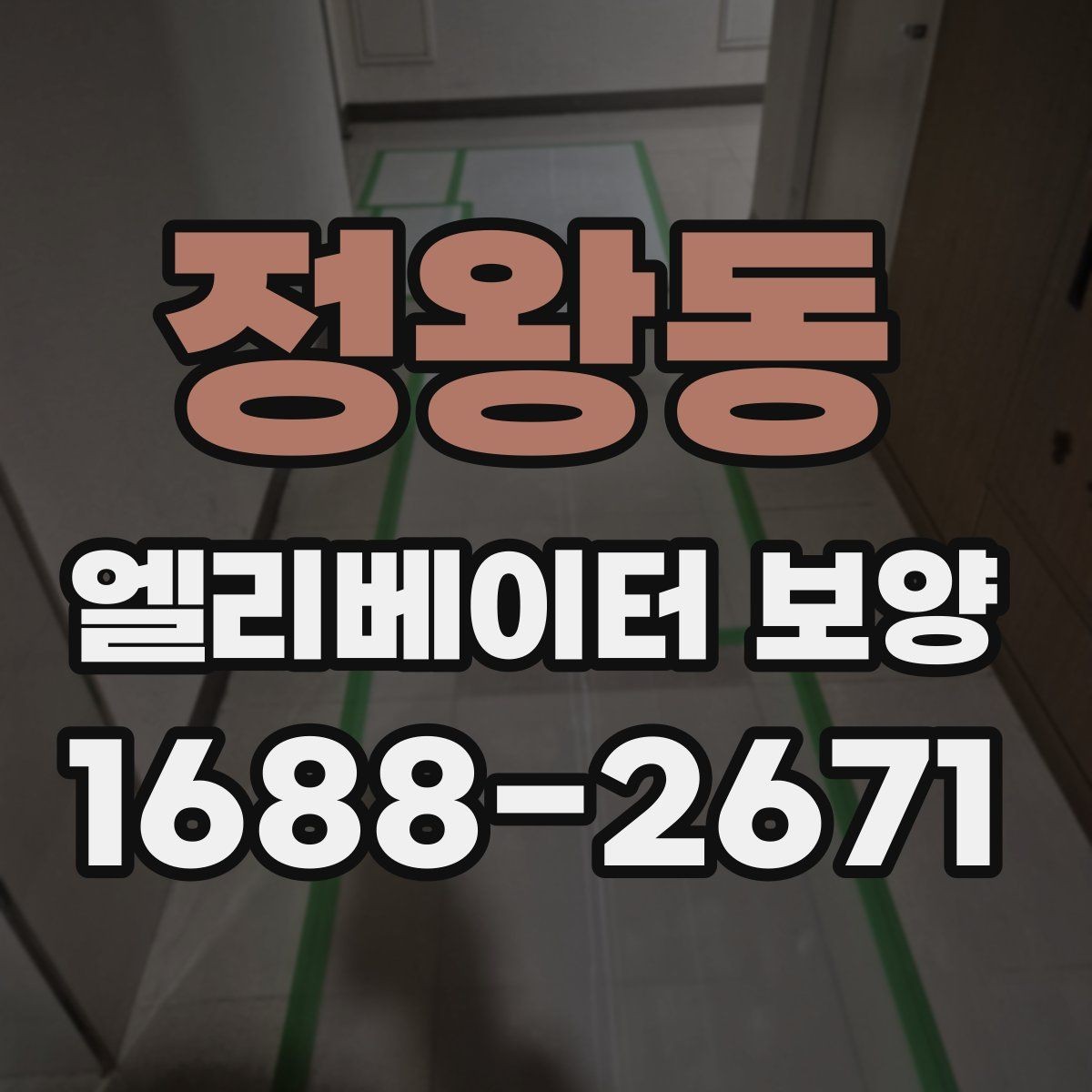정왕동 엘리베이터 보양 작업 전후 사진이 중요한 이유