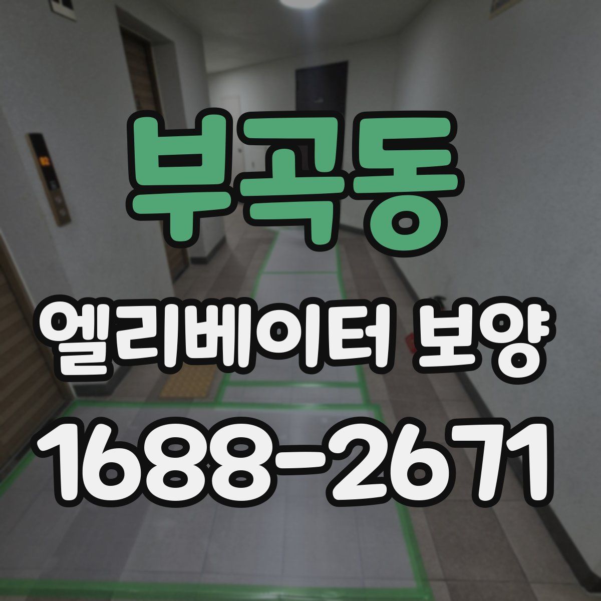 부곡동 엘리베이터 보양