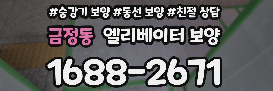 금정동 엘리베이터 보양