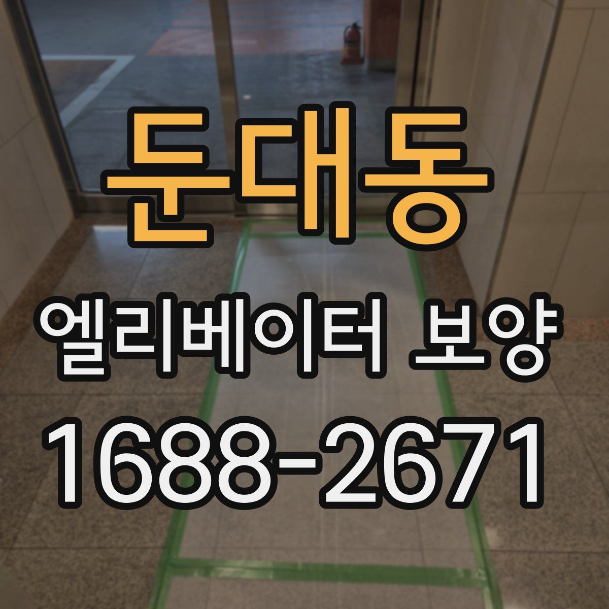 둔대동 엘리베이터 보양